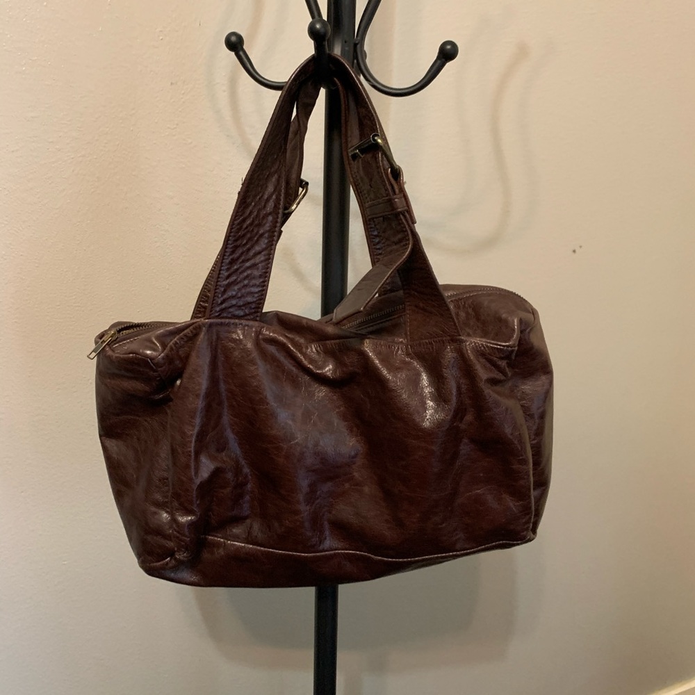 Brown Bag With Multiple Front Pockets - image 2
